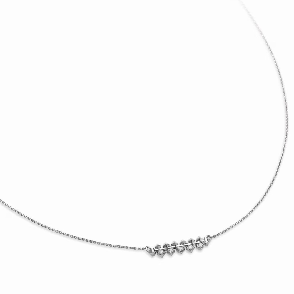 Kendra Scott Silas white Gold Diamond Necklace